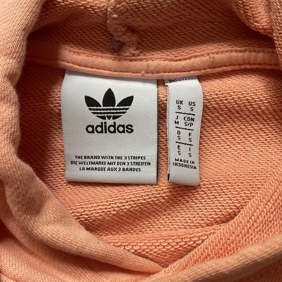 Men’s Size Small Adidas Hoodie Pink/Salmon Color - Picture 3 of 4
